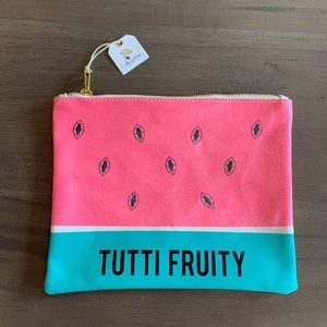 New Shade Critters Canvas Zipper Water Melon Pouch